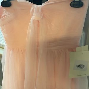 LT bridal dress pink! Strapless size 6 NWT